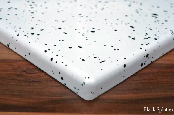 VLAZE wood heter hearth spatter enamel finish